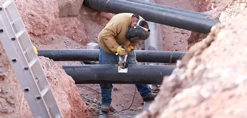 Cast Iron Sewer Pipe Replacement in Westfield